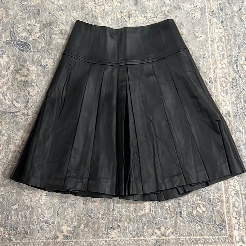 Michael Michael Kors PU leather skirt- size 0